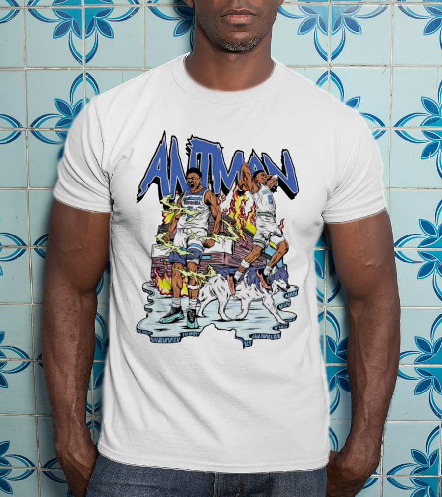 ANTMAN Basketball Wolves Dynamic Duo On The Court T-Shirt