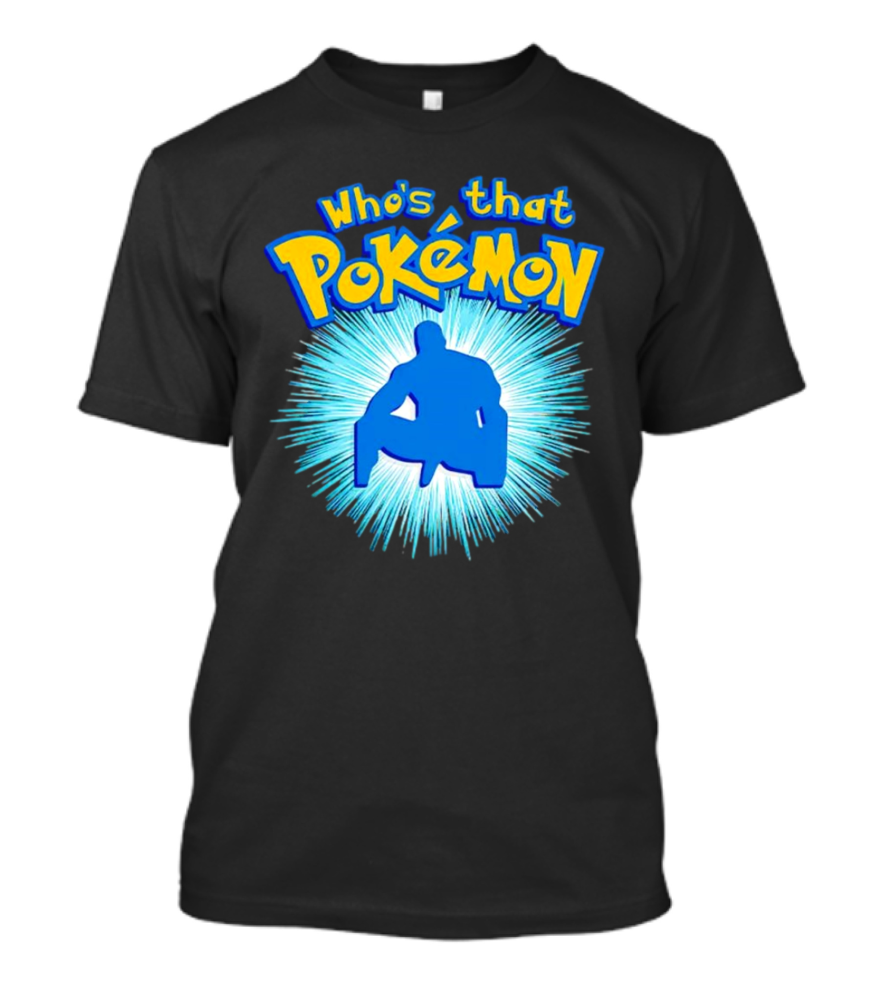 Who's That Pokémon Barry Wood Silhouette Burst T-Shirt