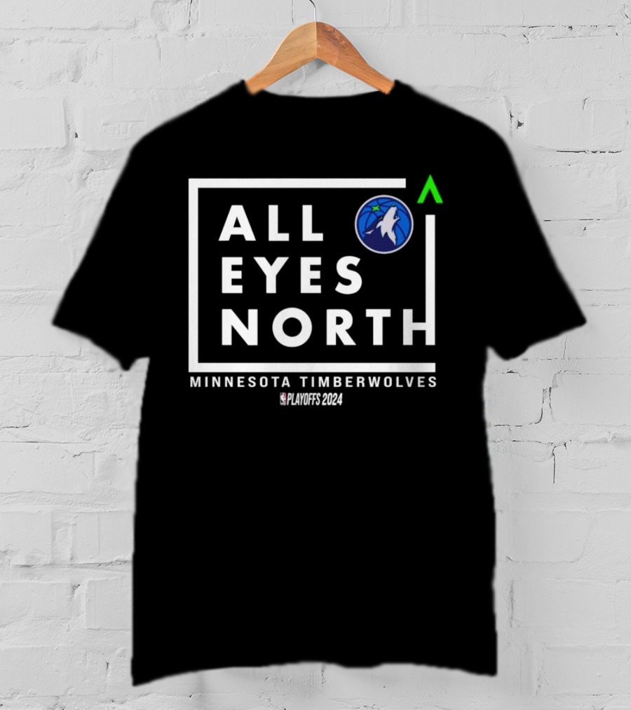 Minnesota Timberwolves All Eyes North NBA Playoffs T-Shirt