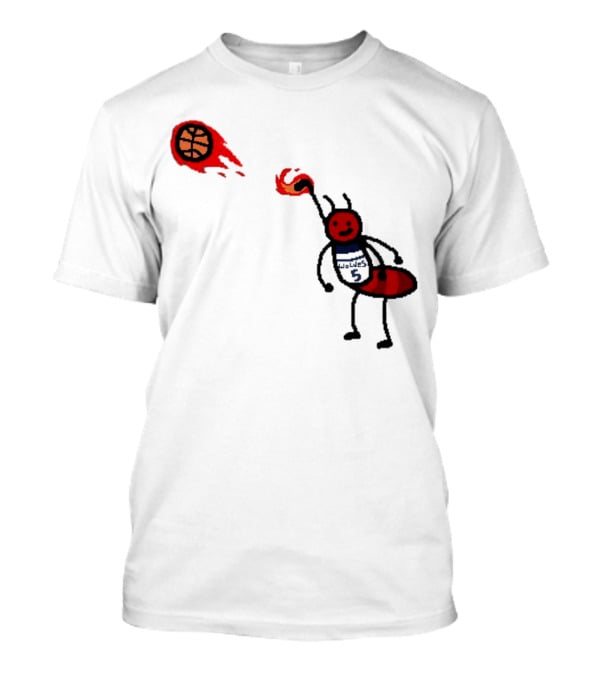 Anthony Edwards Minnesota Timberwolves Fire Ant Basketball T-Shirt