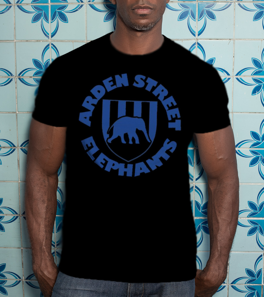 Arden Street Elephants Blue Emblem T-Shirt