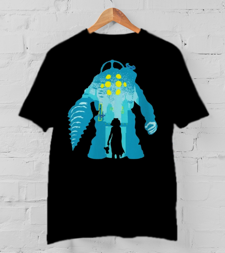Big Daddy And Little Sister BioShock Underwater Adventure T-Shirt