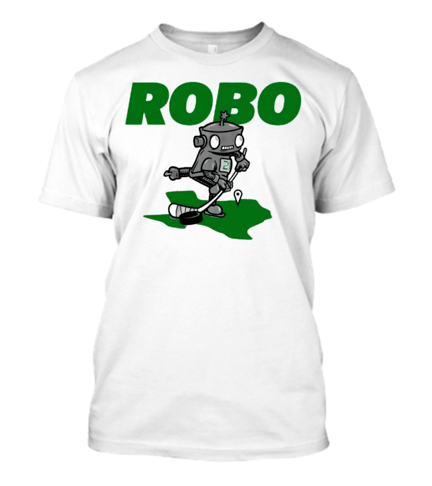 Robo Robot Playing Hockey T-Shirt