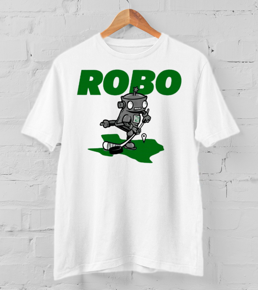 Robo Robot Playing Hockey T-Shirt