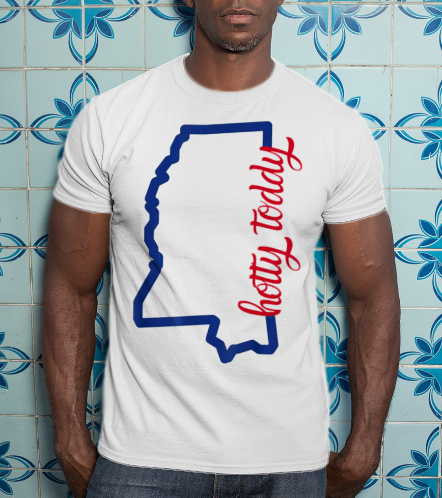 Mississippi Map Hotty Toddy T-Shirt