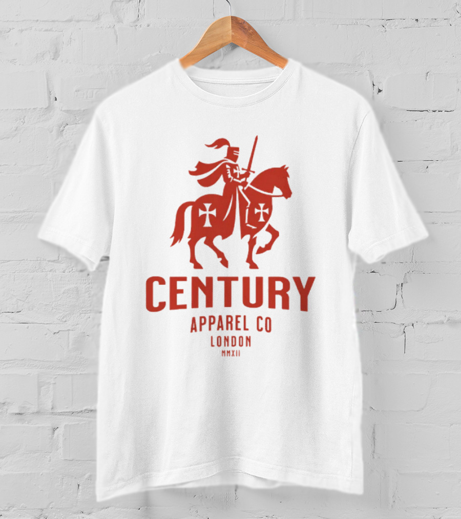 Century Apparel Co London MMXII Knight On Horse T-Shirt