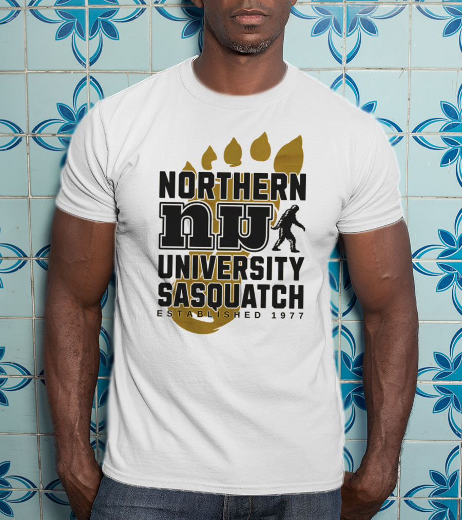 Northern University Sasquatch NU Established 1977 T-Shirt