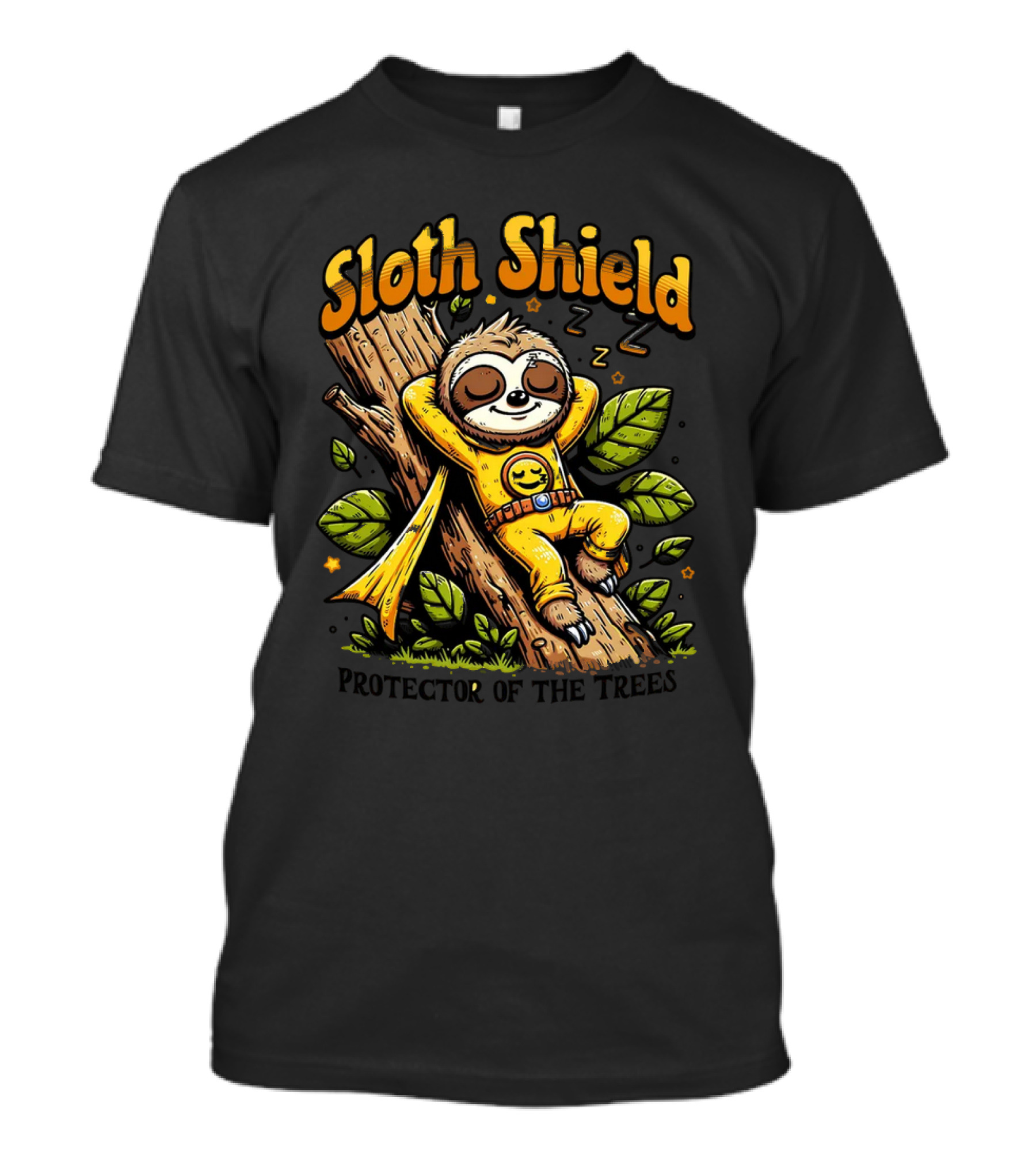 Sloth Shield Protector Of The Trees T-Shirt