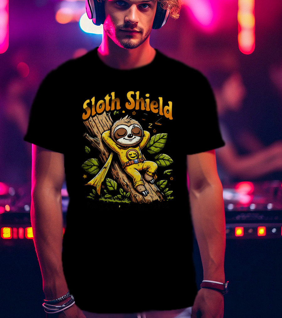 Sloth Shield Protector Of The Trees T-Shirt