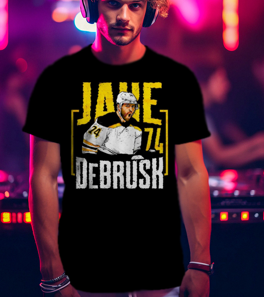 Jake DeBrusk 74 Boston Hockey Player T-Shirt