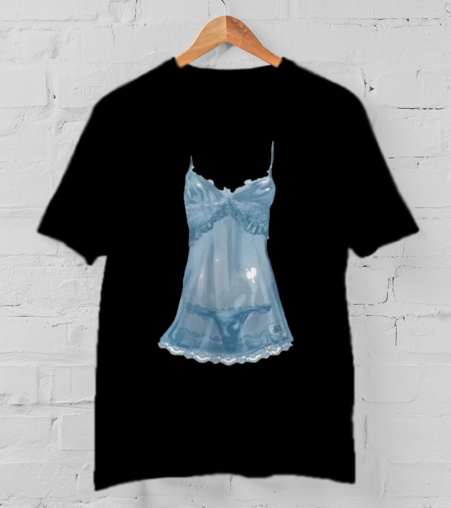 Sabrina Carpenter Blue Lingerie Nightwear T-Shirt