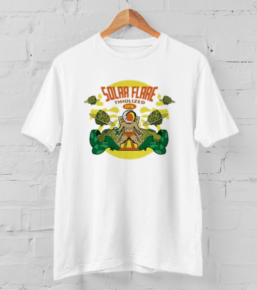 Solar Flare Thiolized Ipa Bright Sun Hop Astronaut Adventure T-Shirt
