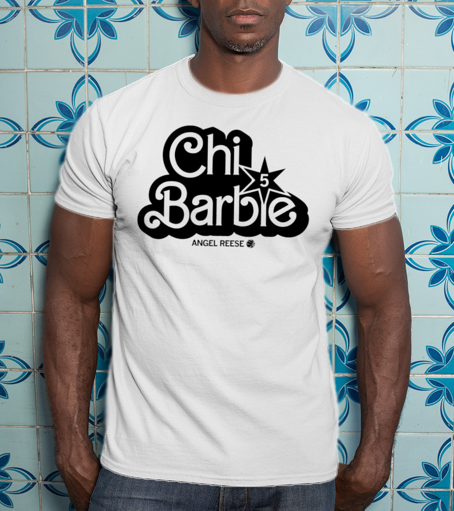 ChiBarbie Angel Reese Chicago Sky 5 Star T-Shirt