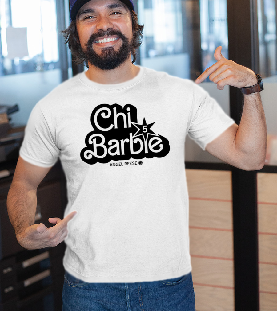 ChiBarbie Angel Reese Chicago Sky 5 Star T-Shirt