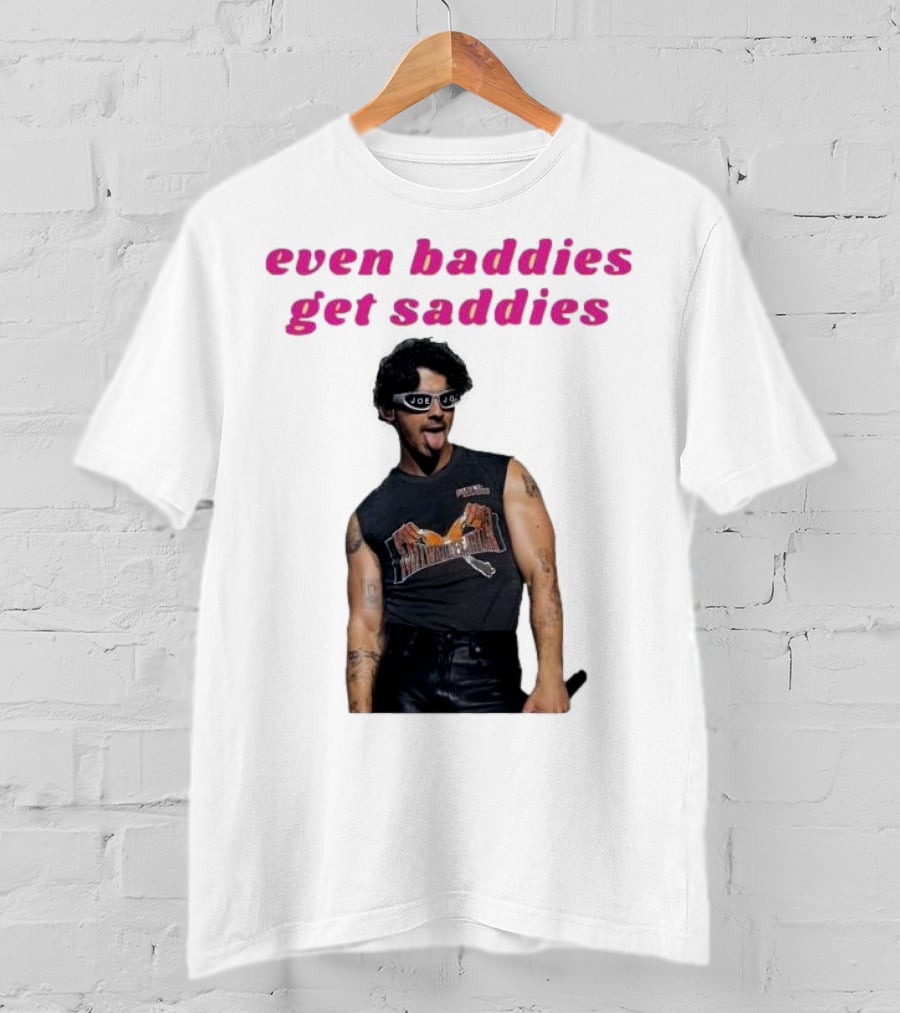 Joe Jonas Even Baddies Get Saddies Rocker T-Shirt