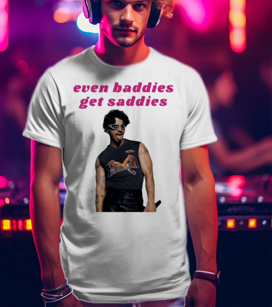 Joe Jonas Even Baddies Get Saddies Rocker T-Shirt