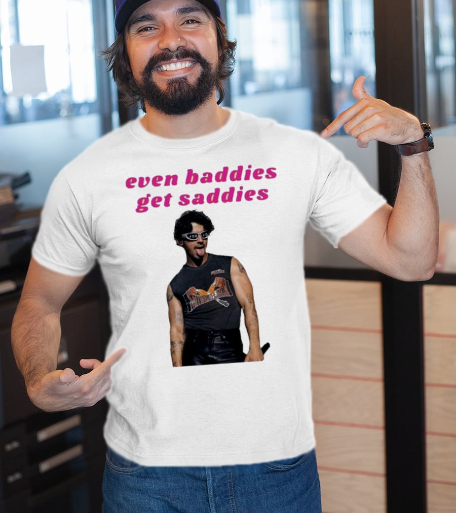 Joe Jonas Even Baddies Get Saddies Rocker T-Shirt