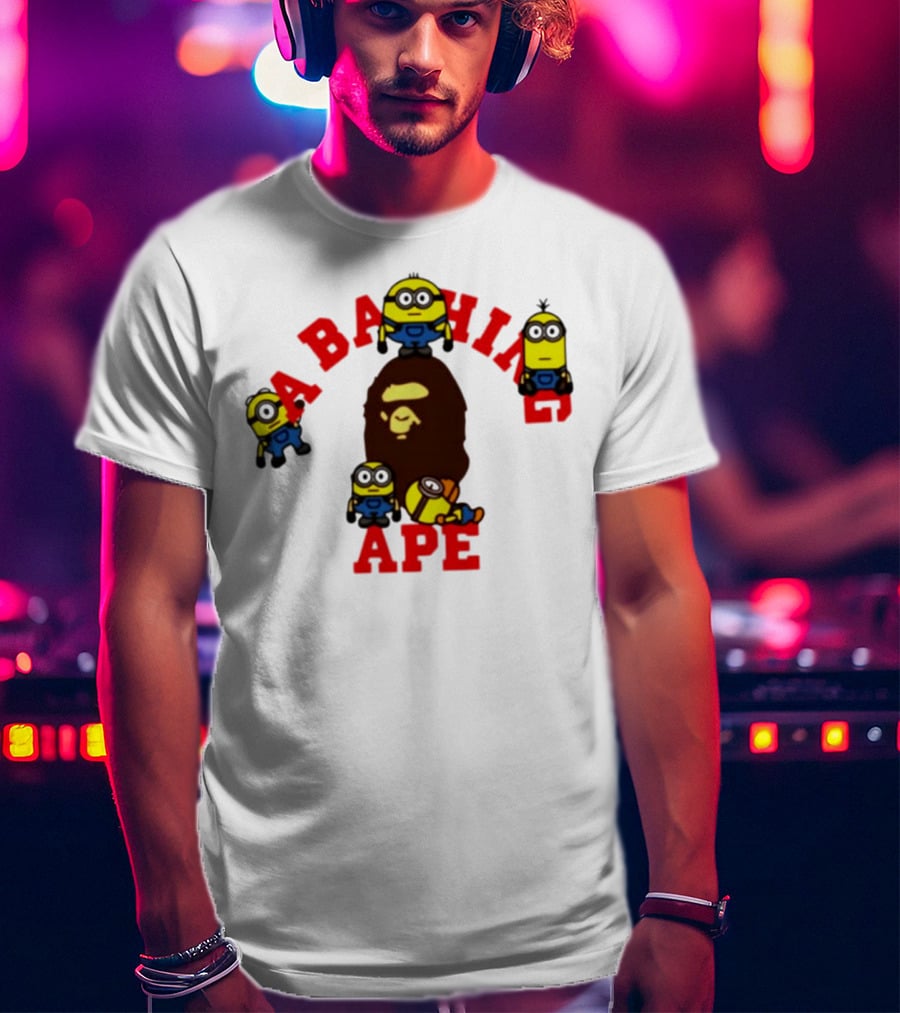 A Bathing Ape Minion Collaboration T-Shirt