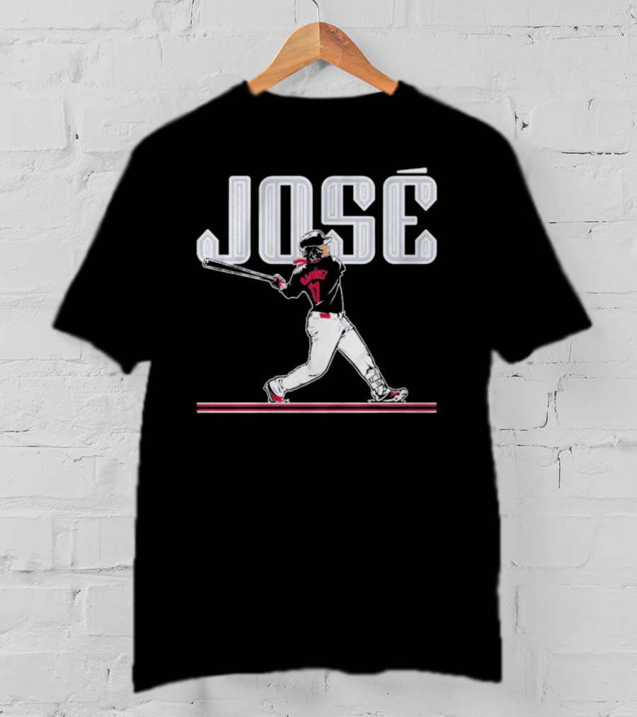 José Baseball Ramirez Slugger Swing T-Shirt