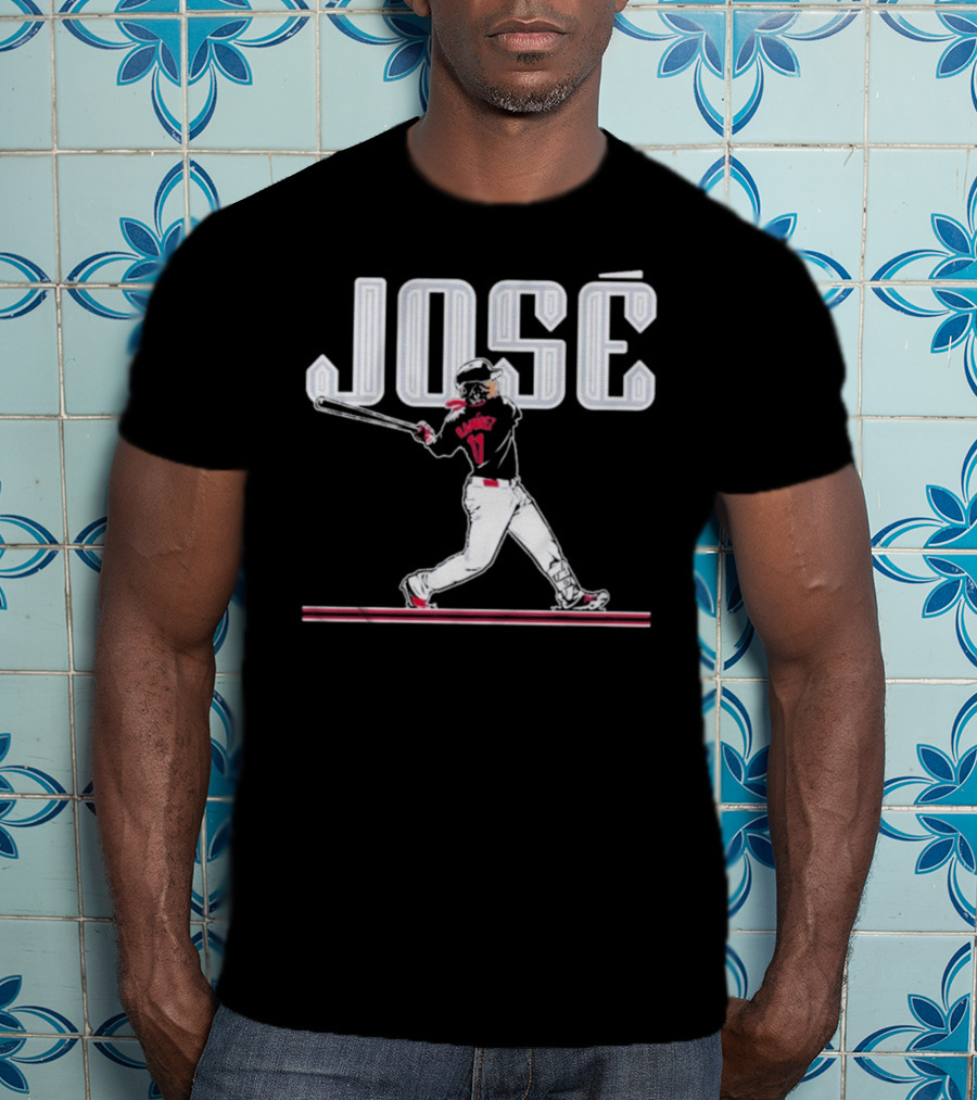 José Baseball Ramirez Slugger Swing T-Shirt
