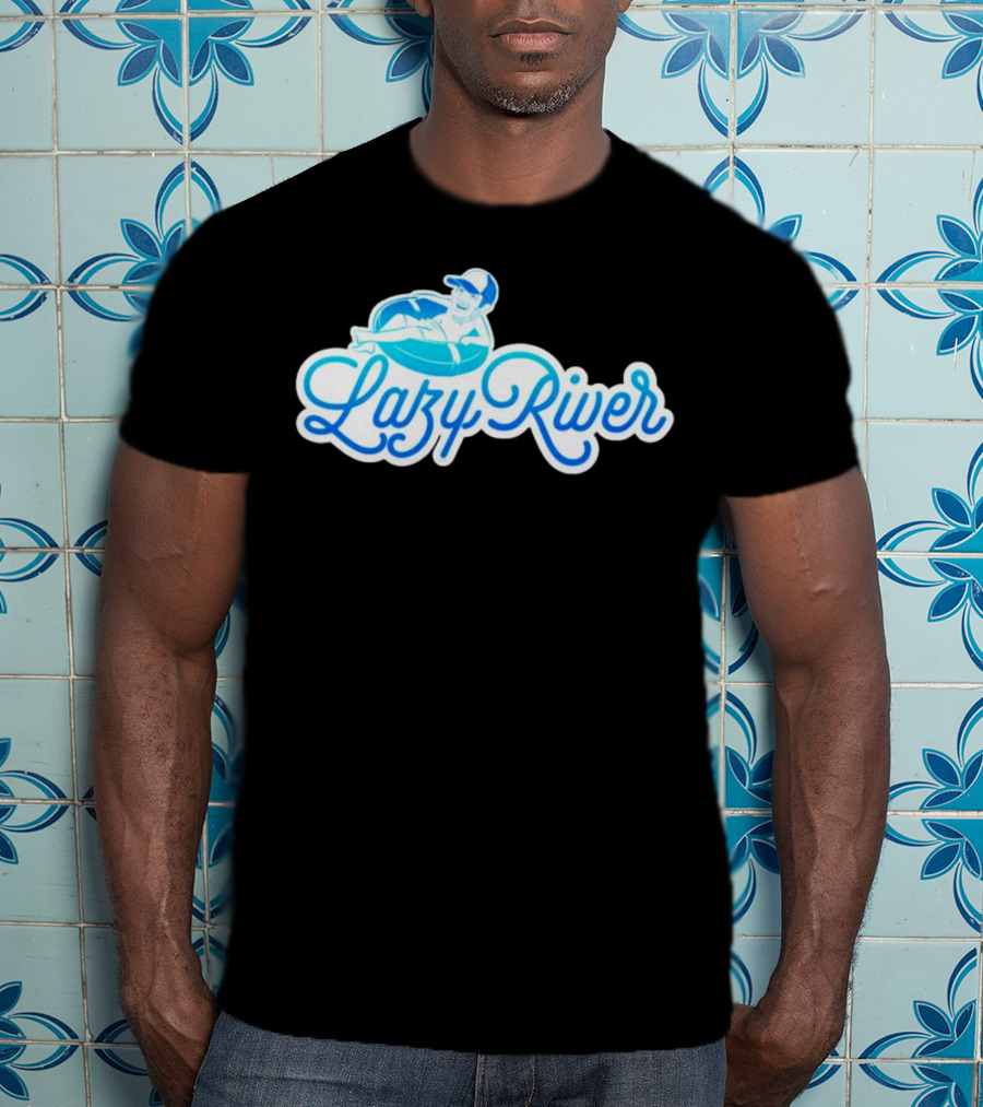 Lazy River Float Chill Relaxation Cartoon T-Shirt