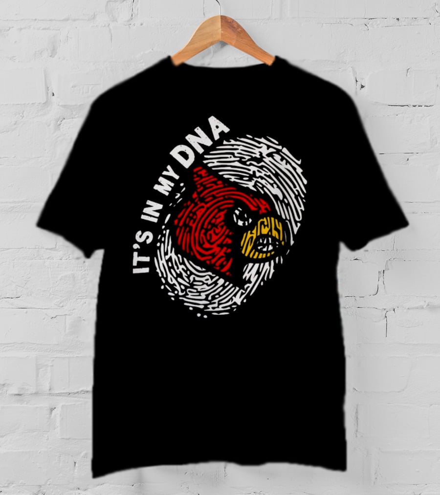 Louisville Cardinals It’s In My DNA Fingerprint T-Shirt