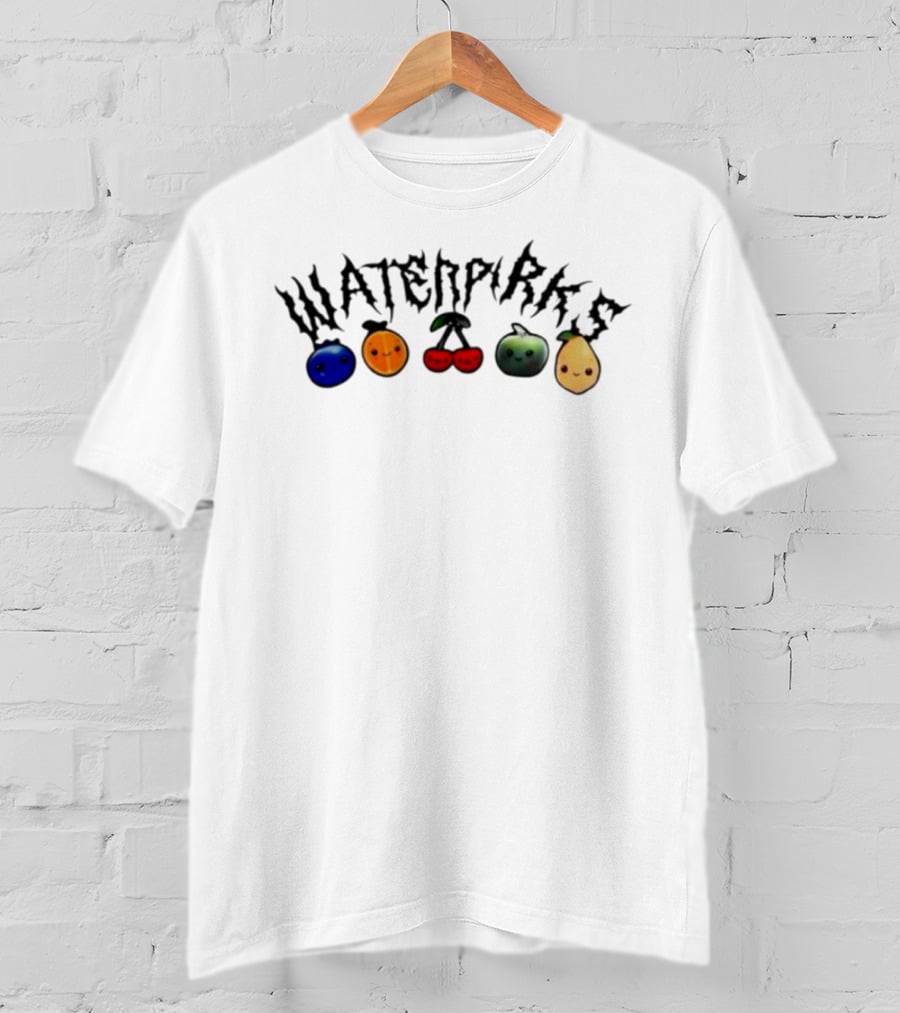 Waterparks Fruit Band Metal Style Cute Icons T-Shirt
