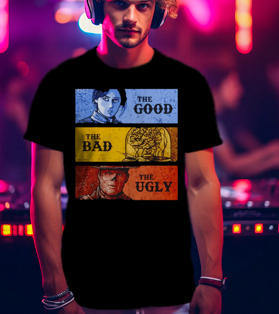 Fallout The Good The Bad The Ugly Character Carousel T-Shirt