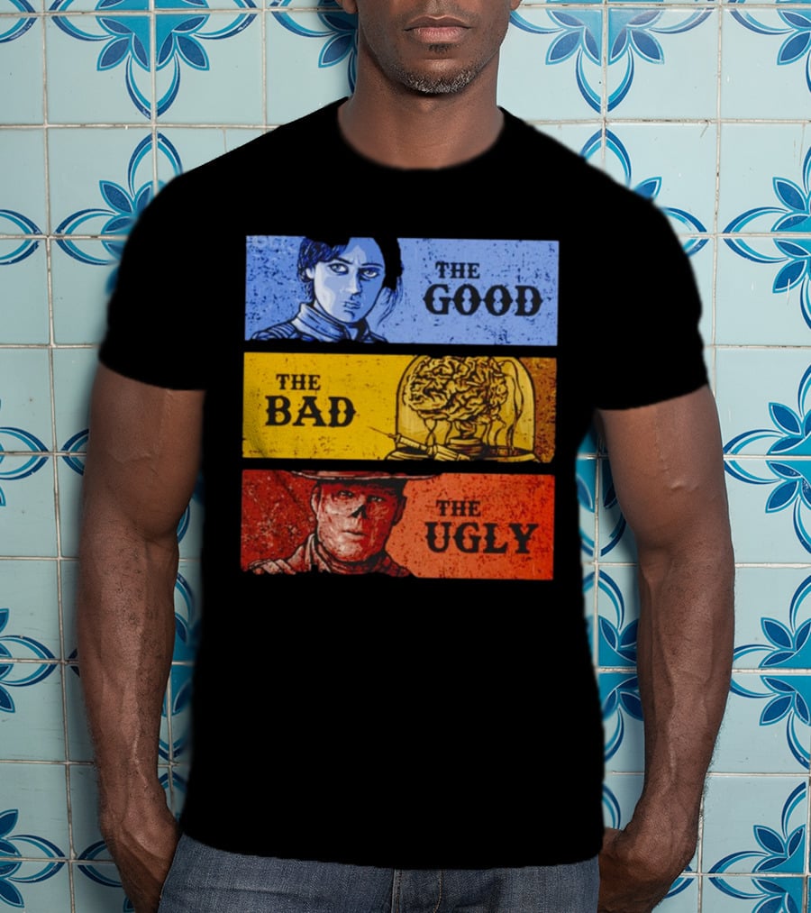 Fallout The Good The Bad The Ugly Character Carousel T-Shirt