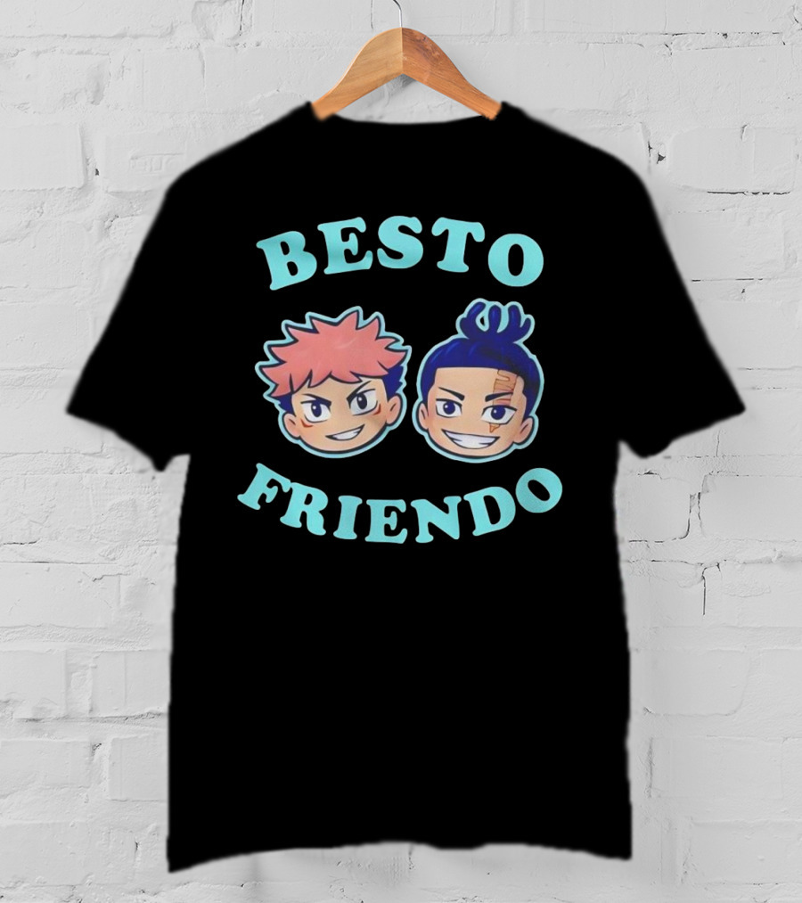 Besto Friendo Jujutsu Kaisen Yuji And Todo T-Shirt