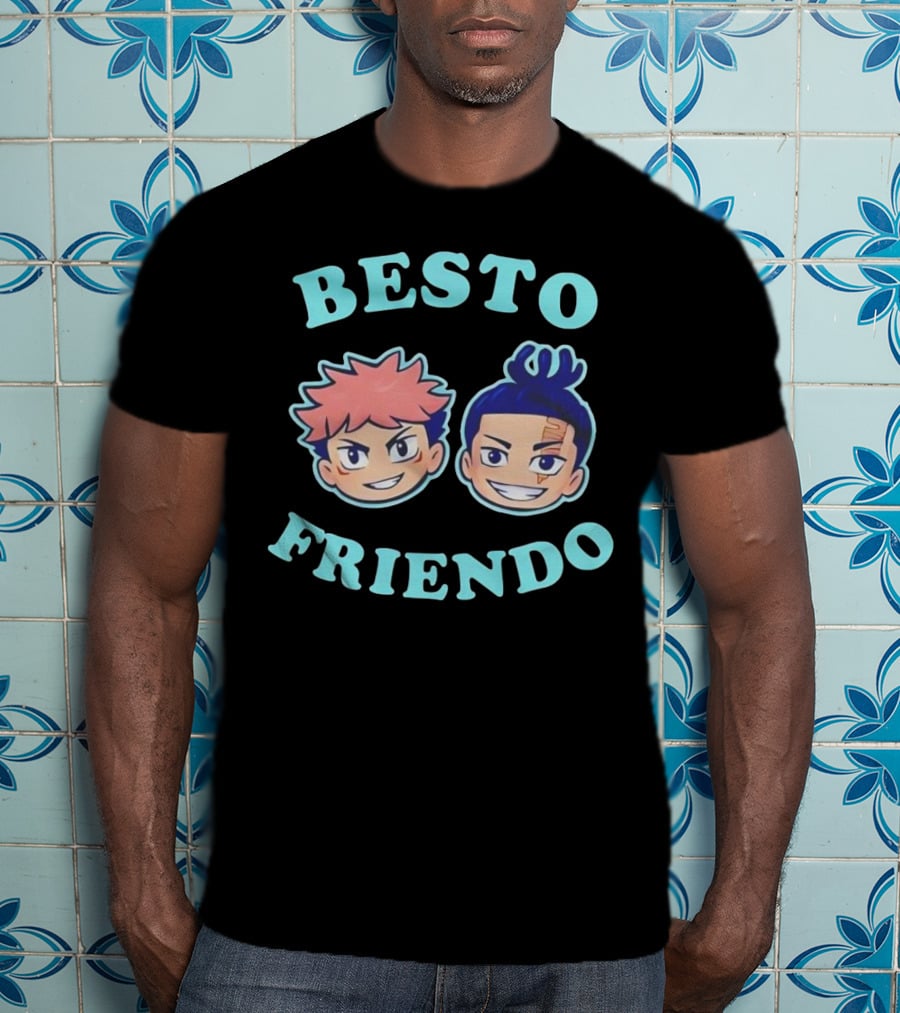 Besto Friendo Jujutsu Kaisen Yuji And Todo T-Shirt