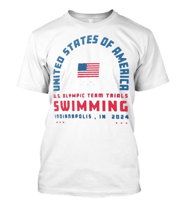 UNITED STATES OF AMERICA U.S. OLYMPIC TEAM TRIALS SWIMMING INDIANAPOLIS IN T-Shirt
