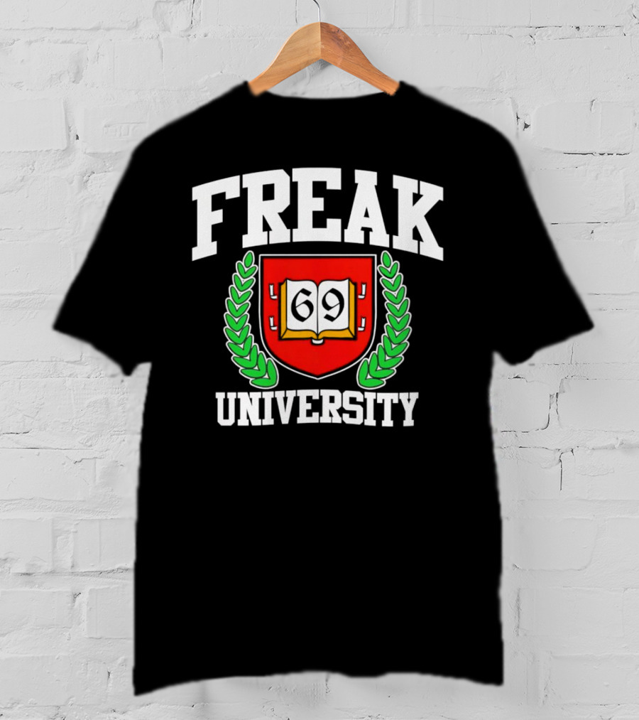 Freak University 69 Crest Emblem T-Shirt