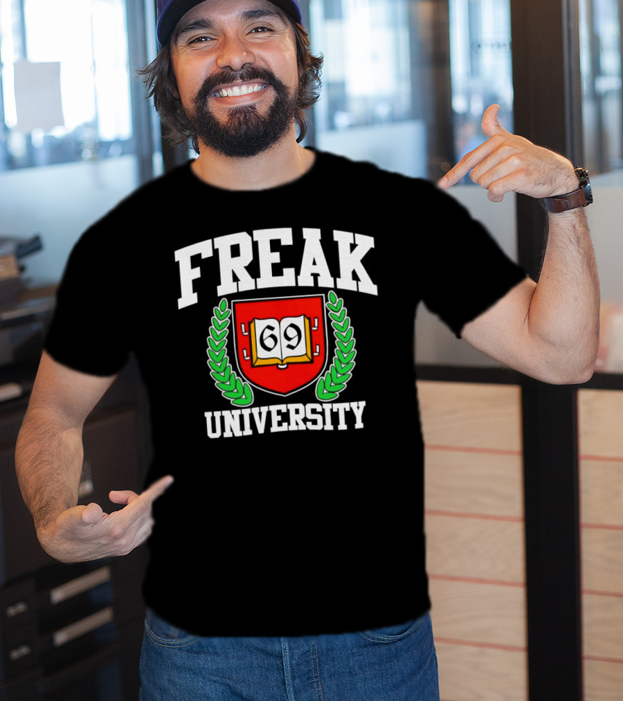Freak University 69 Crest Emblem T-Shirt