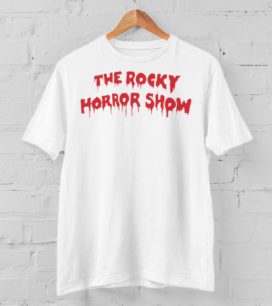 The Rocky Horror Show Dripping Red Horror Font T-Shirt