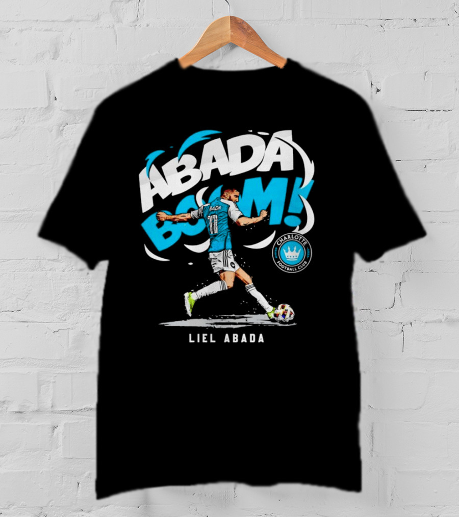 Liel Abada Charlotte Football Club Abada Boom Soccer Action T-Shirt