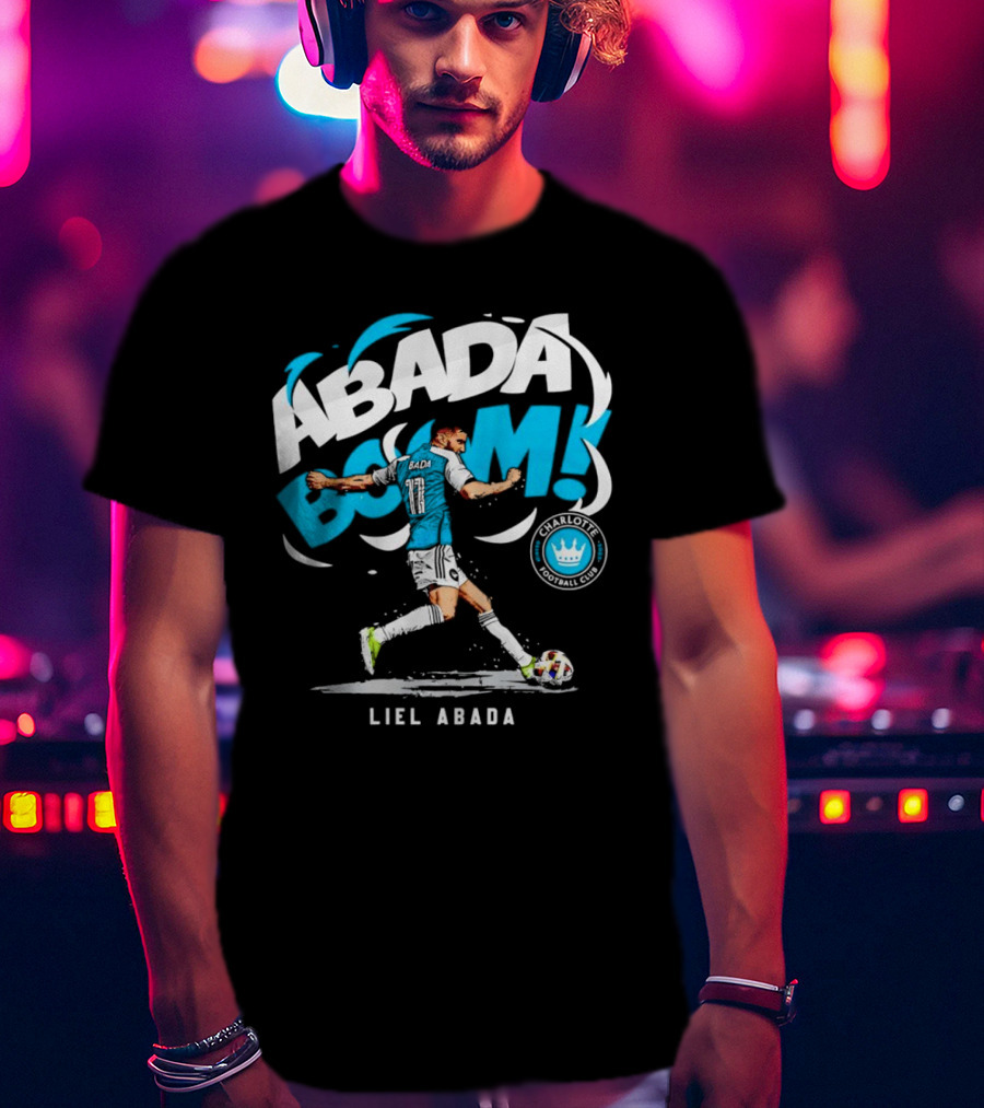 Liel Abada Charlotte Football Club Abada Boom Soccer Action T-Shirt
