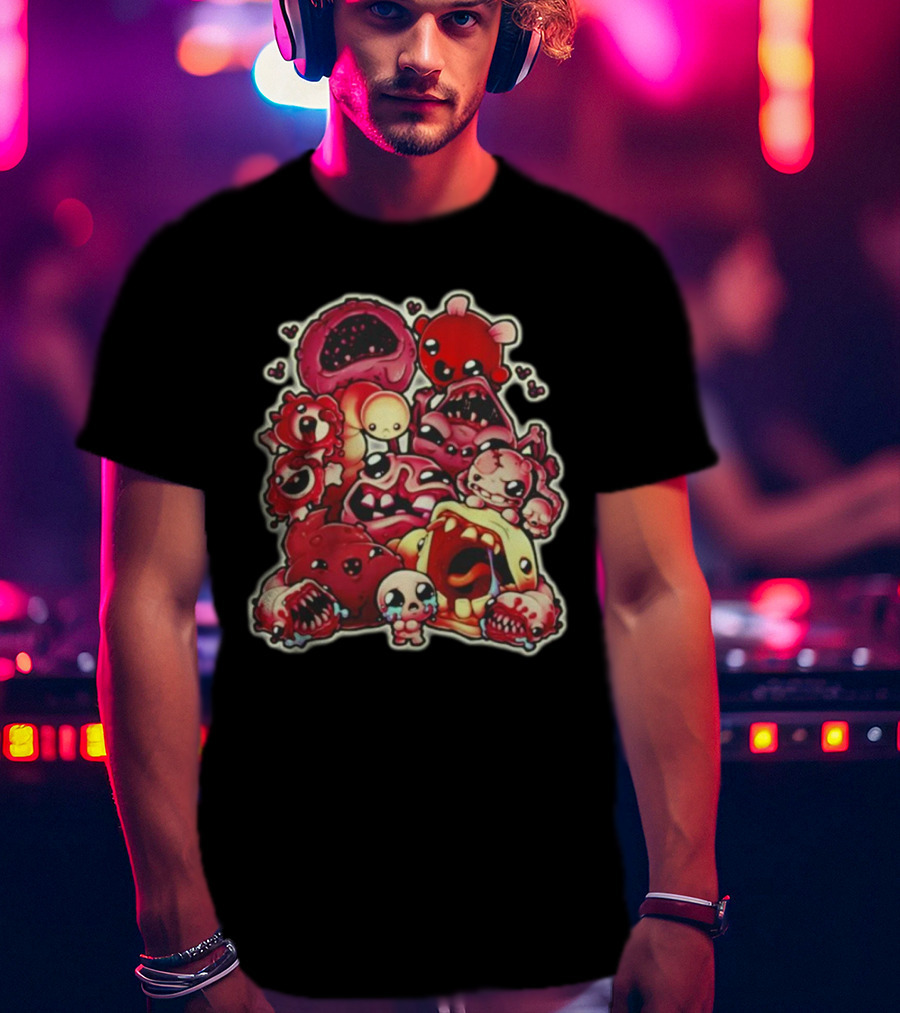 The Binding Of Isaac The Basement Monsters Collection T-Shirt
