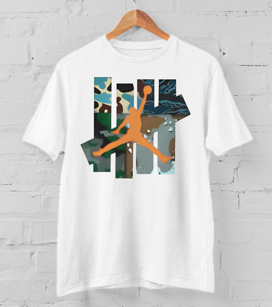 Luka Doncic Jordan X Undefeated Camo Jumpman Be More Prepared Than Anyone Else T-Shirt