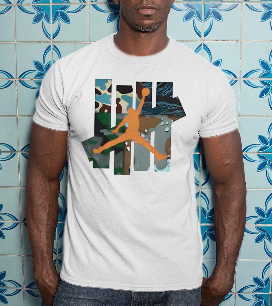 Luka Doncic Jordan X Undefeated Camo Jumpman Be More Prepared Than Anyone Else T-Shirt