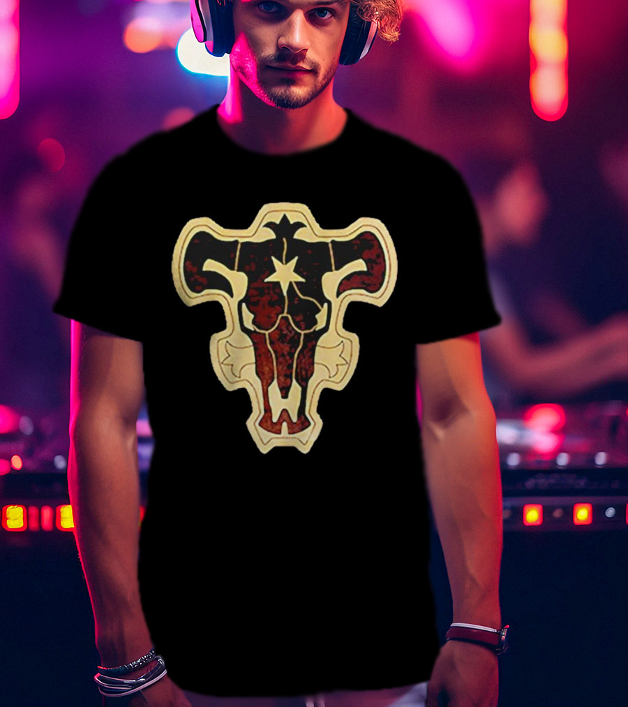 Zora Ideale Black Bull Symbol Black Clover Series T-Shirt