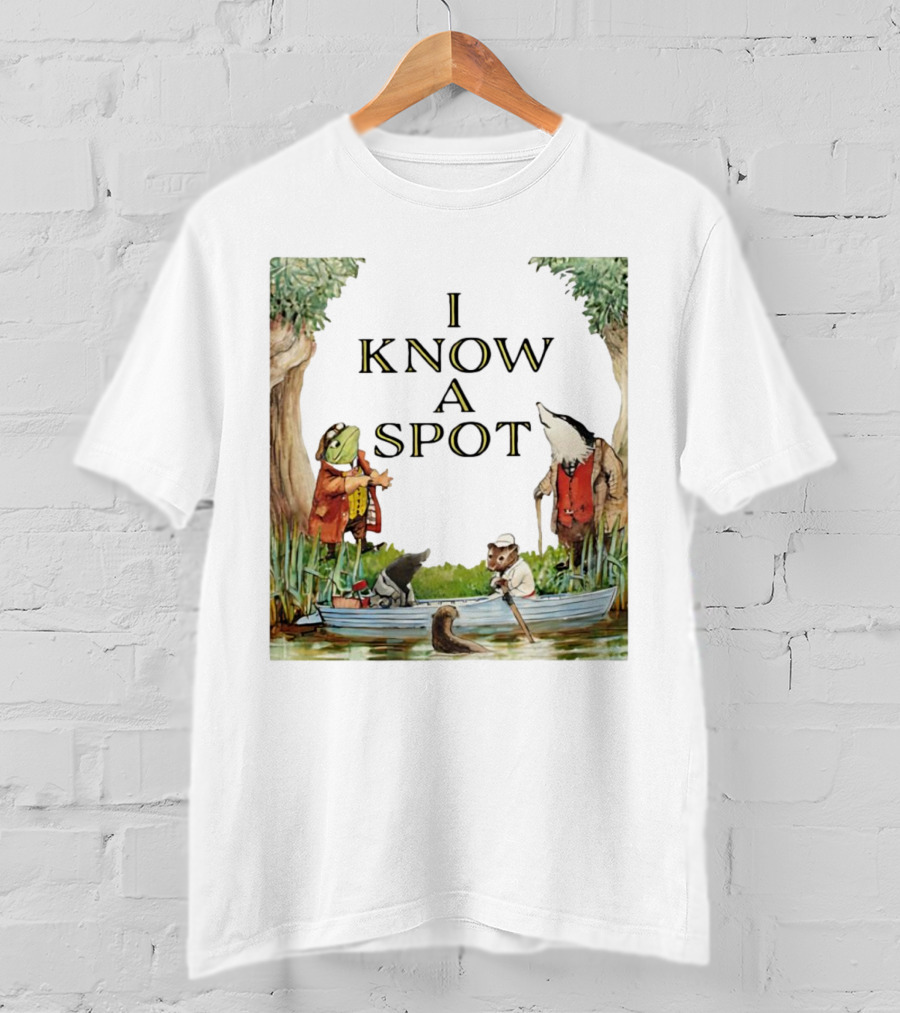 I Know A Spot Animals By The River With Friends T-Shirt