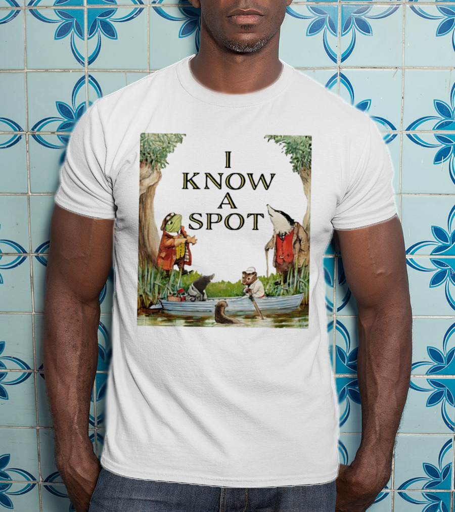 I Know A Spot Animals By The River With Friends T-Shirt