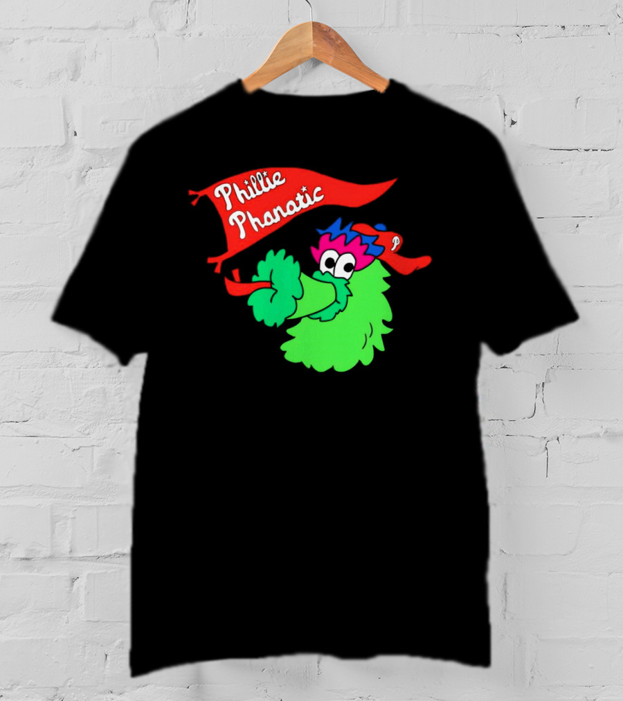 Phillie Phanatic Philadelphia Phillies Mascot Banner T-Shirt