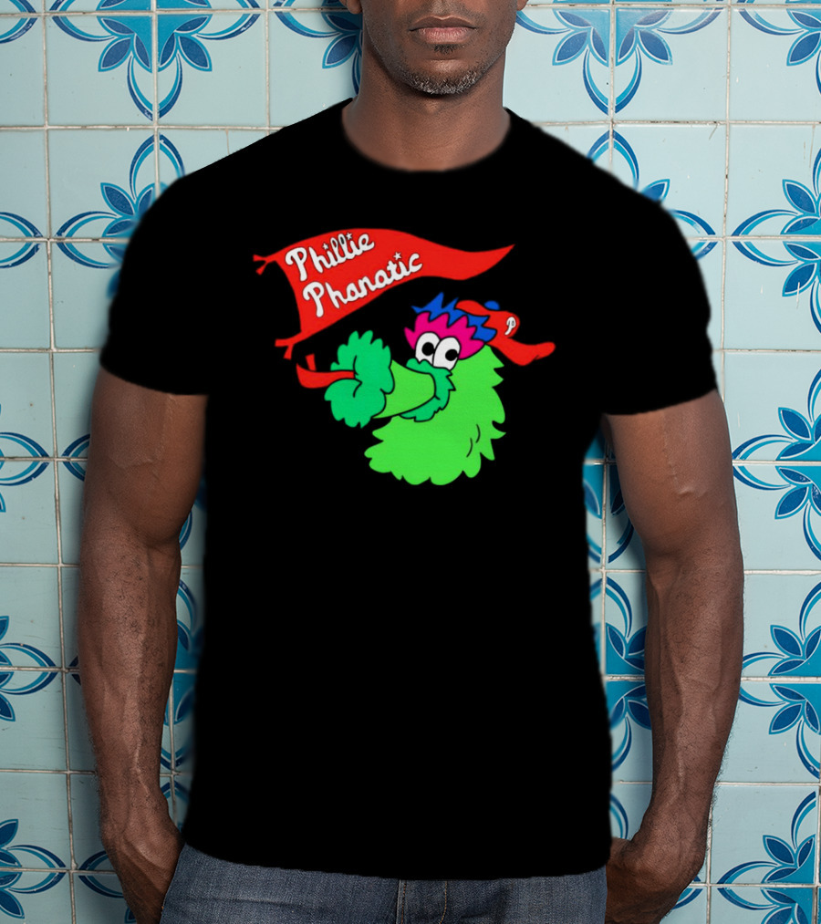 Phillie Phanatic Philadelphia Phillies Mascot Banner T-Shirt
