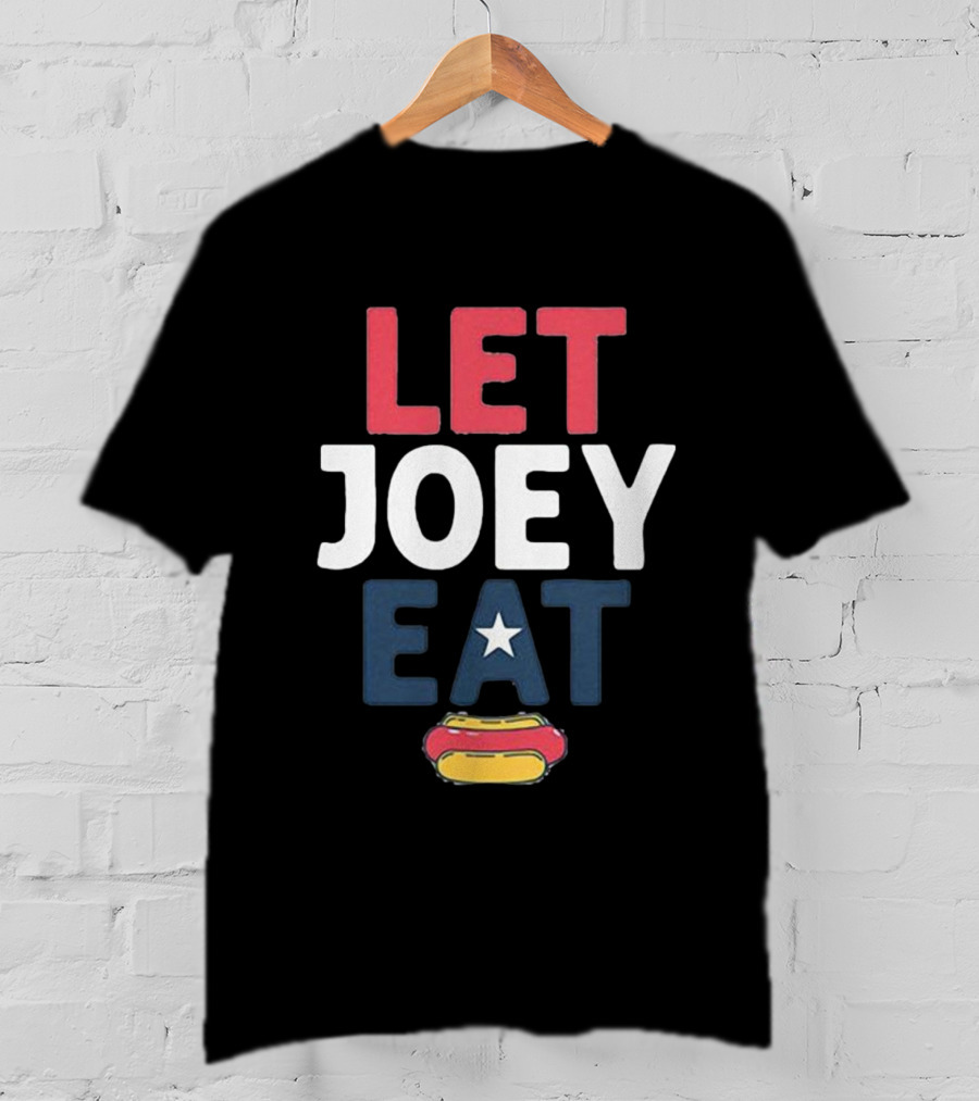 LET JOEY EAT Star Hotdog T-Shirt