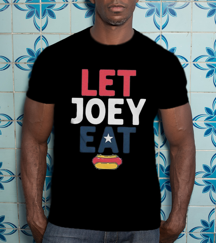 LET JOEY EAT Star Hotdog T-Shirt