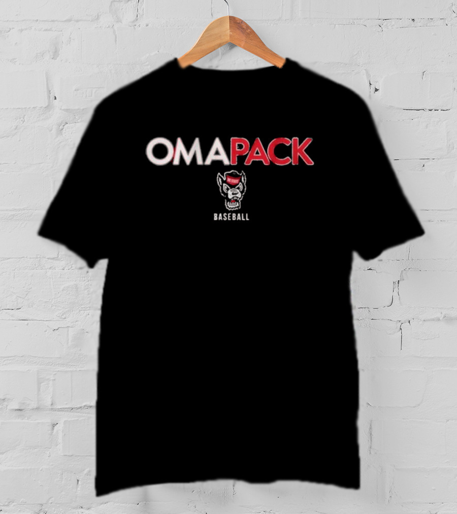 Omapack NC State Baseball Wolfpack T-Shirt