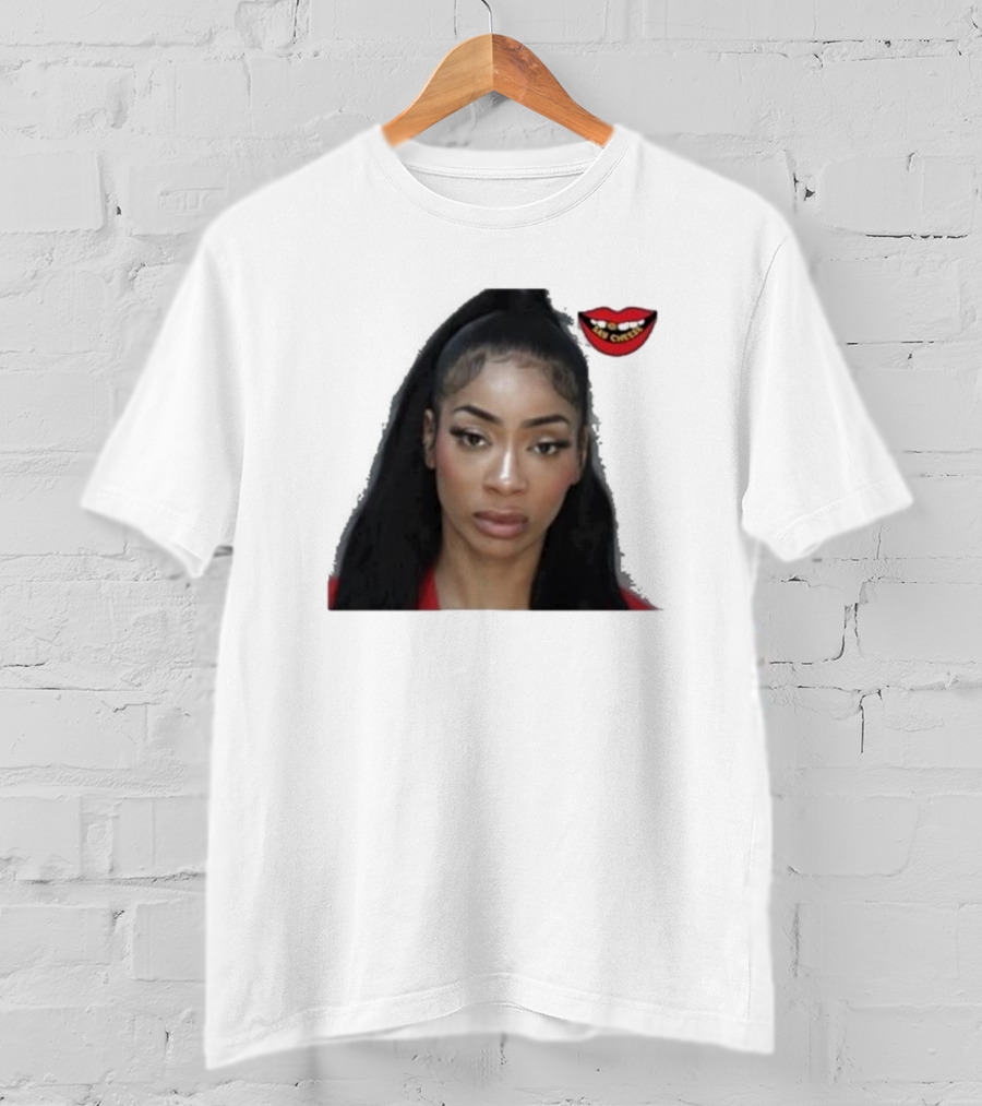 Tommie Lee Arrested Mugshot With Red Lips T-Shirt