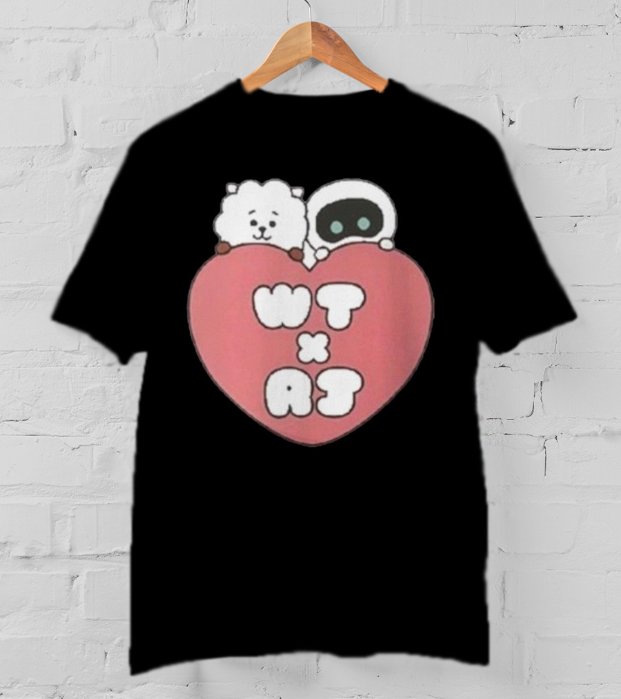 WT X RJ Heart Cute Collaboration T-Shirt